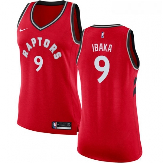 Womens Nike Toronto Raptors 9 Serge Ibaka Authentic Red Road NBA Jersey Icon Edition Womens Nike Toronto Raptors 9 Serge Ibaka Authentic Red Road NBA Jersey Icon Edition