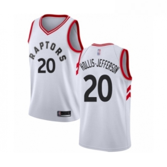 Womens Toronto Raptors 20 Rondae Hollis Jefferson Swingman White Basketball Jersey Association Edition Womens Toronto Raptors 20 Rondae Hollis Jefferson Swingman White Basketball Jersey Association Edition
