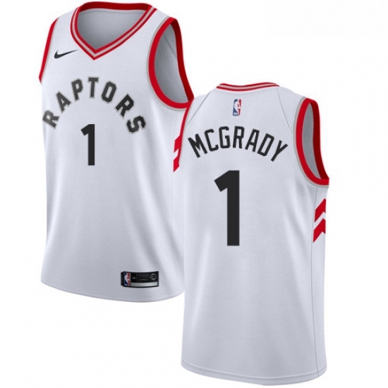 Youth Nike Toronto Raptors 1 Tracy Mcgrady Swingman White NBA Jersey Association Edition Youth Nike Toronto Raptors 1 Tracy Mcgrady Swingman White NBA Jersey Association Edition