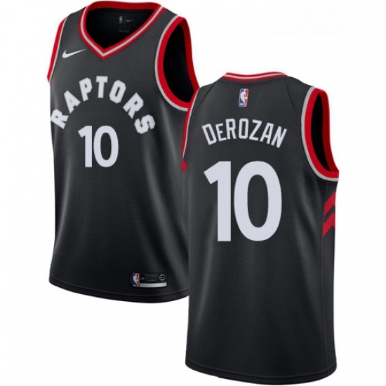 Youth Nike Toronto Raptors 10 DeMar DeRozan Swingman Black Alternate NBA Jersey Statement Edition Youth Nike Toronto Raptors 10 DeMar DeRozan Swingman Black Alternate NBA Jersey Statement Edition