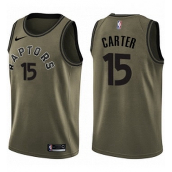 Youth Nike Toronto Raptors 15 Vince Carter Swingman Green Salute to Service NBA Jersey Youth Nike Toronto Raptors 15 Vince Carter Swingman Green Salute to Service NBA Jersey