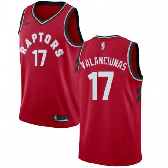 Youth Nike Toronto Raptors 17 Jonas Valanciunas Swingman Red Road NBA Jersey Icon Edition Youth Nike Toronto Raptors 17 Jonas Valanciunas Swingman Red Road NBA Jersey Icon Edition