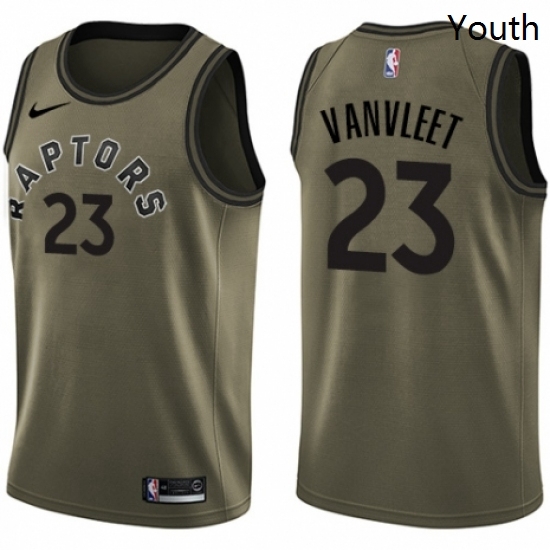 Youth Nike Toronto Raptors 23 Fred VanVleet Swingman Green Salute to Service NBA Jersey Youth Nike Toronto Raptors 23 Fred VanVleet Swingman Green Salute to Service NBA Jersey