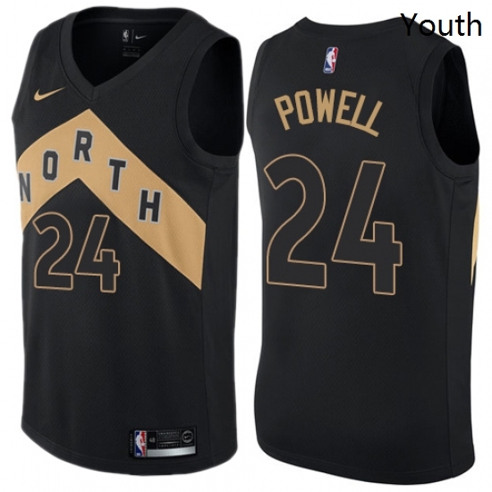 Youth Nike Toronto Raptors 24 Norman Powell Swingman Black NBA Jersey City Edition Youth Nike Toronto Raptors 24 Norman Powell Swingman Black NBA Jersey City Edition
