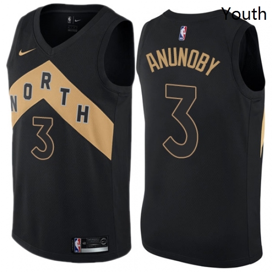 Youth Nike Toronto Raptors 3 OG Anunoby Swingman Black NBA Jersey City Edition Youth Nike Toronto Raptors 3 OG Anunoby Swingman Black NBA Jersey City Edition