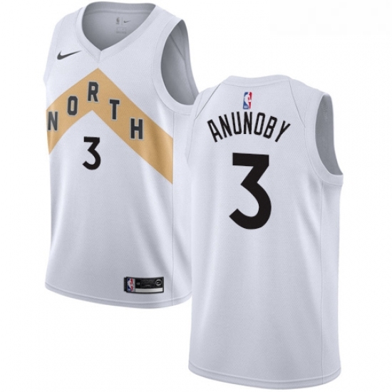 Youth Nike Toronto Raptors 3 OG Anunoby Swingman White NBA Jersey City Edition Youth Nike Toronto Raptors 3 OG Anunoby Swingman White NBA Jersey City Edition
