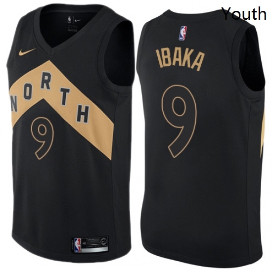 Youth Nike Toronto Raptors 9 Serge Ibaka Swingman Black NBA Jersey City Edition Youth Nike Toronto Raptors 9 Serge Ibaka Swingman Black NBA Jersey City Edition