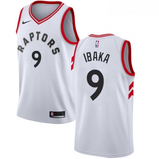Youth Nike Toronto Raptors 9 Serge Ibaka Swingman White NBA Jersey Association Edition Youth Nike Toronto Raptors 9 Serge Ibaka Swingman White NBA Jersey Association Edition