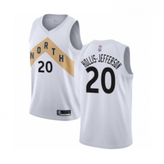 Youth Toronto Raptors 20 Rondae Hollis Jefferson Swingman White Basketball Jersey City Edition Youth Toronto Raptors 20 Rondae Hollis Jefferson Swingman White Basketball Jersey City Edition