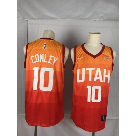 Jazz 10 Mike Conley Orange City Edition Nike Swingman Jersey Jazz 10 Mike Conley Orange City Edition Nike Swingman Jersey