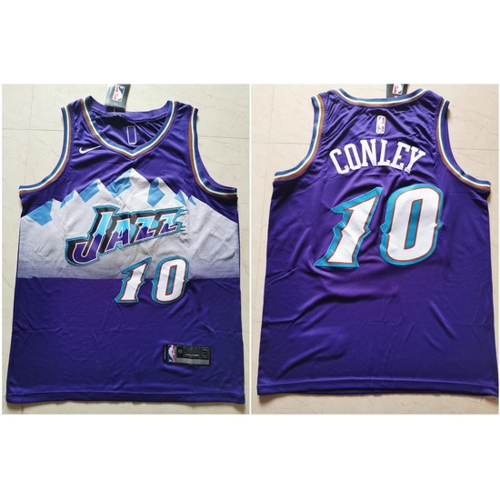 Jazz 10 Mike Conley Purple Nike Swingman Jersey Jazz 10 Mike Conley Purple Nike Swingman Jersey
