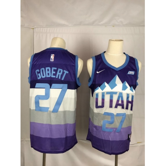Jazz 27 Rudy Gobert Purple City Edition Nike Swingman Jersey Jazz 27 Rudy Gobert Purple City Edition Nike Swingman Jersey