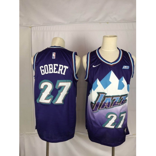 Jazz 27 Rudy Gobert Purple Nike Swingman Jersey Jazz 27 Rudy Gobert Purple Nike Swingman Jersey