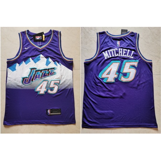Jazz 45 Donovan Mitchell Purple Nike Swingman Jersey Jazz 45 Donovan Mitchell Purple Nike Swingman Jersey