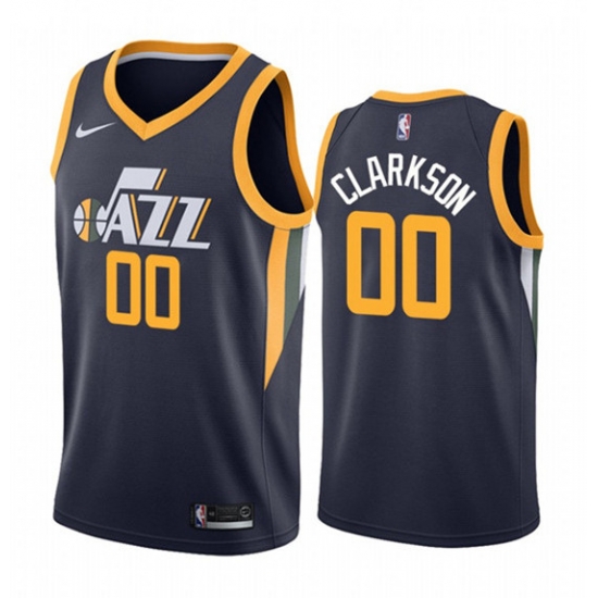 Men Utah Jazz 00 Jordan Clarkson Navy Icon Edition Swingman Stitched Jersey Men Utah Jazz 00 Jordan Clarkson Navy Icon Edition Swingman Stitched Jersey