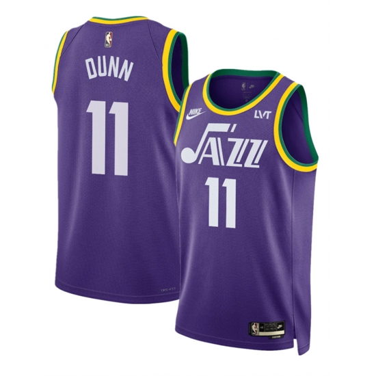 Men Utah Jazz 11 Kris Dunn Purple 2023 Classic Edition Stitched Basketball Jersey Men Utah Jazz 11 Kris Dunn Purple 2023 Classic Edition Stitched Basketball Jersey