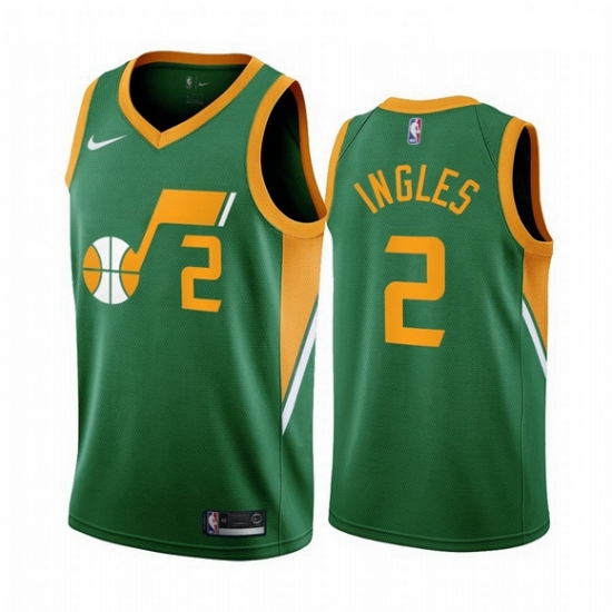Men Utah Jazz 2 Joe Ingles Green NBA Swingman 2020 21 Earned Edition Jersey Men Utah Jazz 2 Joe Ingles Green NBA Swingman 2020 21 Earned Edition Jersey