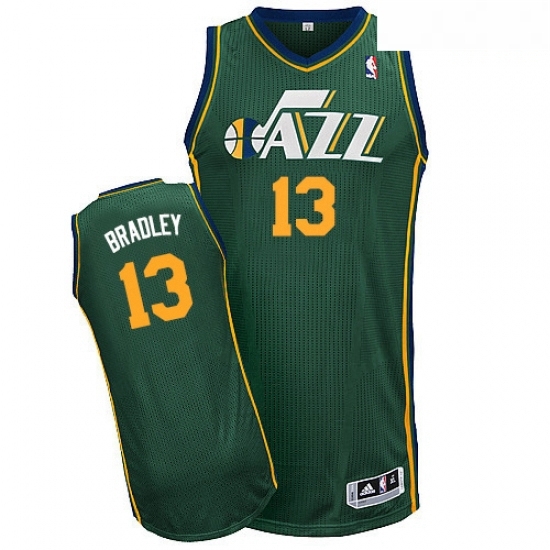 Mens Adidas Utah Jazz 13 Tony Bradley Authentic Green Alternate NBA Jersey Mens Adidas Utah Jazz 13 Tony Bradley Authentic Green Alternate NBA Jersey