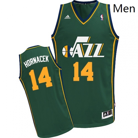 Mens Adidas Utah Jazz 14 Jeff Hornacek Swingman Green Alternate NBA Jersey Mens Adidas Utah Jazz 14 Jeff Hornacek Swingman Green Alternate NBA Jersey