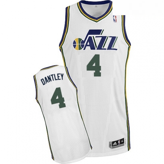 Mens Adidas Utah Jazz 4 Adrian Dantley Authentic White Home NBA Jersey Mens Adidas Utah Jazz 4 Adrian Dantley Authentic White Home NBA Jersey