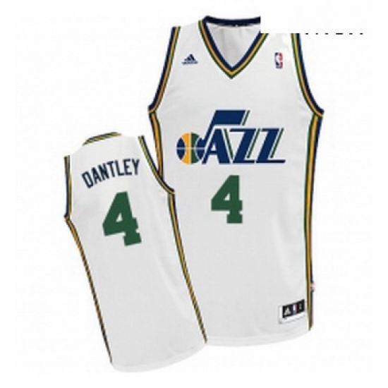 Mens Adidas Utah Jazz 4 Adrian Dantley Swingman White Home NBA Jersey Mens Adidas Utah Jazz 4 Adrian Dantley Swingman White Home NBA Jersey