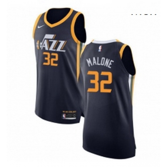 Mens Nike Utah Jazz 32 Karl Malone Authentic Navy Blue Road NBA Jersey Icon Edition Mens Nike Utah Jazz 32 Karl Malone Authentic Navy Blue Road NBA Jersey Icon Edition