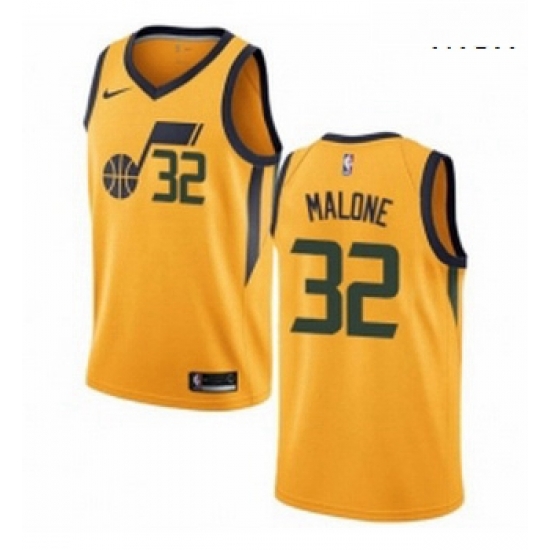 Mens Nike Utah Jazz 32 Karl Malone Swingman Gold NBA Jersey Statement Edition Mens Nike Utah Jazz 32 Karl Malone Swingman Gold NBA Jersey Statement Edition