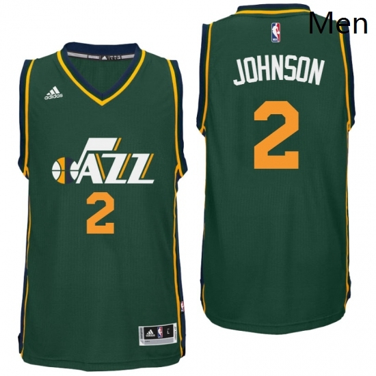 Utah Jazz 2 Joe Johnson Alternate Green New Swingman Jersey Utah Jazz 2 Joe Johnson Alternate Green New Swingman Jersey