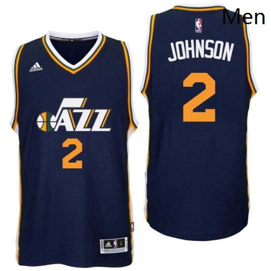 Utah Jazz 2 Joe Johnson Road Navy New Swingman Jersey Utah Jazz 2 Joe Johnson Road Navy New Swingman Jersey