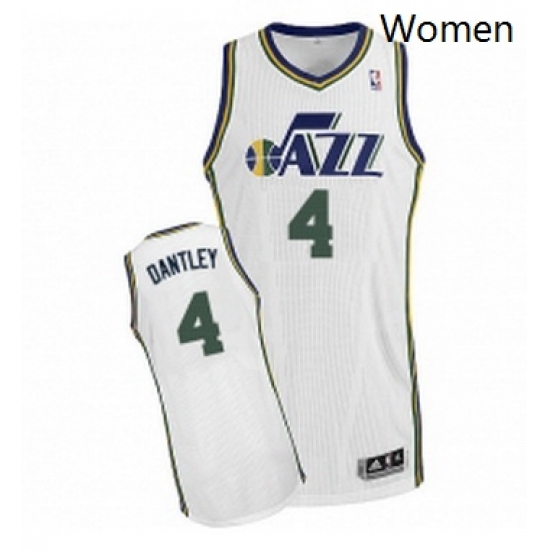 Womens Adidas Utah Jazz 4 Adrian Dantley Authentic White Home NBA Jersey Womens Adidas Utah Jazz 4 Adrian Dantley Authentic White Home NBA Jersey