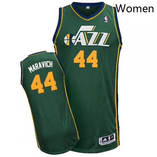 Womens Adidas Utah Jazz 44 Pete Maravich Authentic Green Alternate NBA Jersey Womens Adidas Utah Jazz 44 Pete Maravich Authentic Green Alternate NBA Jersey