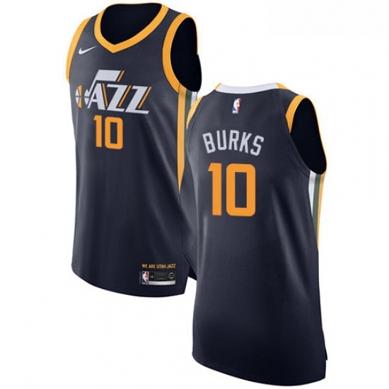 Womens Nike Utah Jazz 10 Alec Burks Authentic Navy Blue Road NBA Jersey Icon Edition Womens Nike Utah Jazz 10 Alec Burks Authentic Navy Blue Road NBA Jersey Icon Edition