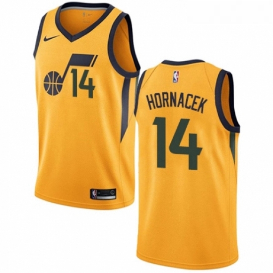 Womens Nike Utah Jazz 14 Jeff Hornacek Swingman Gold NBA Jersey Statement Edition Womens Nike Utah Jazz 14 Jeff Hornacek Swingman Gold NBA Jersey Statement Edition