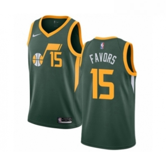 Womens Nike Utah Jazz 15 Derrick Favors Green Swingman Jersey Earned Edition Womens Nike Utah Jazz 15 Derrick Favors Green Swingman Jersey Earned Edition