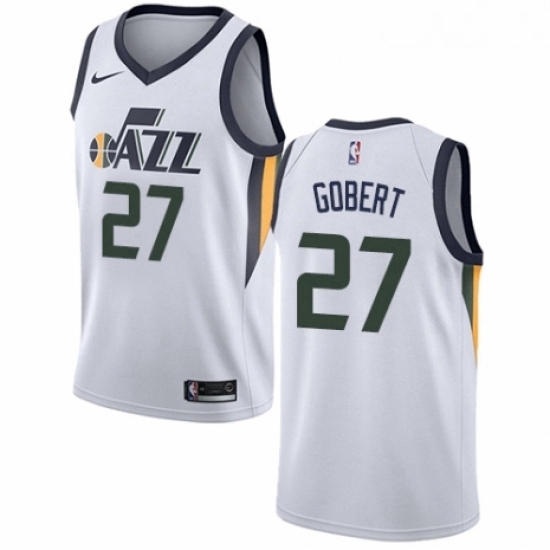 Womens Nike Utah Jazz 27 Rudy Gobert Authentic NBA Jersey Association Edition Womens Nike Utah Jazz 27 Rudy Gobert Authentic NBA Jersey Association Edition