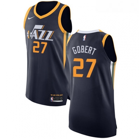 Womens Nike Utah Jazz 27 Rudy Gobert Authentic Navy Blue Road NBA Jersey Icon Edition Womens Nike Utah Jazz 27 Rudy Gobert Authentic Navy Blue Road NBA Jersey Icon Edition