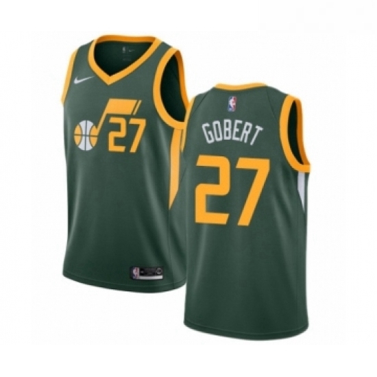 Womens Nike Utah Jazz 27 Rudy Gobert Green Swingman Jersey Earned Edition Womens Nike Utah Jazz 27 Rudy Gobert Green Swingman Jersey Earned Edition