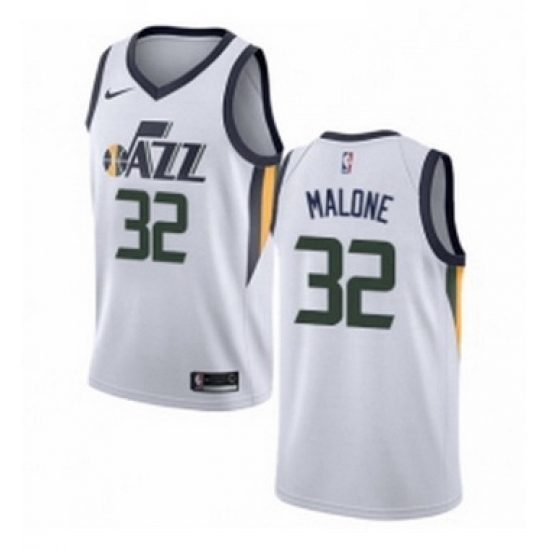 Womens Nike Utah Jazz 32 Karl Malone Authentic NBA Jersey Association Edition Womens Nike Utah Jazz 32 Karl Malone Authentic NBA Jersey Association Edition