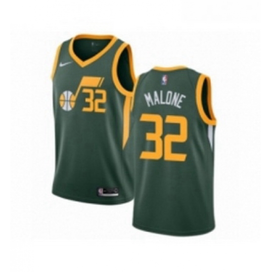 Womens Nike Utah Jazz 32 Karl Malone Green Swingman Jersey Earned Edition Womens Nike Utah Jazz 32 Karl Malone Green Swingman Jersey Earned Edition