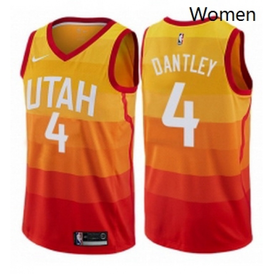 Womens Nike Utah Jazz 4 Adrian Dantley Swingman Orange NBA Jersey City Edition Womens Nike Utah Jazz 4 Adrian Dantley Swingman Orange NBA Jersey City Edition