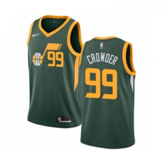 Womens Nike Utah Jazz 99 Jae Crowder Green Swingman Jersey Earned Edition Womens Nike Utah Jazz 99 Jae Crowder Green Swingman Jersey Earned Edition