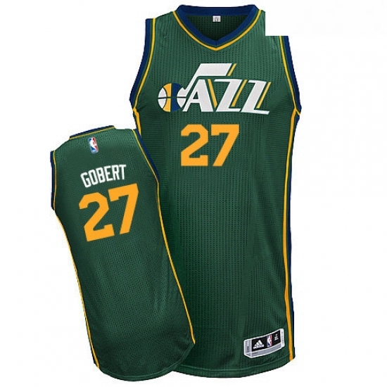Youth Adidas Utah Jazz 27 Rudy Gobert Authentic Green Alternate NBA Jersey Youth Adidas Utah Jazz 27 Rudy Gobert Authentic Green Alternate NBA Jersey