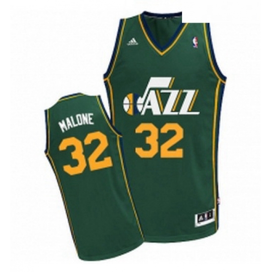 Youth Adidas Utah Jazz 32 Karl Malone Swingman Green Alternate NBA Jersey Youth Adidas Utah Jazz 32 Karl Malone Swingman Green Alternate NBA Jersey
