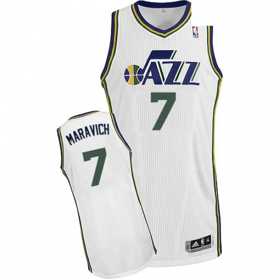 Youth Adidas Utah Jazz 7 Pete Maravich Authentic White Home NBA Jersey Youth Adidas Utah Jazz 7 Pete Maravich Authentic White Home NBA Jersey