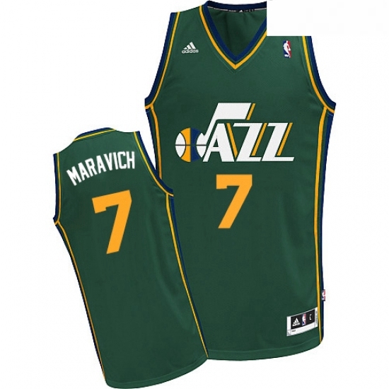 Youth Adidas Utah Jazz 7 Pete Maravich Swingman Green Alternate NBA Jersey Youth Adidas Utah Jazz 7 Pete Maravich Swingman Green Alternate NBA Jersey