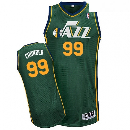 Youth Adidas Utah Jazz 99 Jae Crowder Authentic Green Alternate NBA Jersey Youth Adidas Utah Jazz 99 Jae Crowder Authentic Green Alternate NBA Jersey