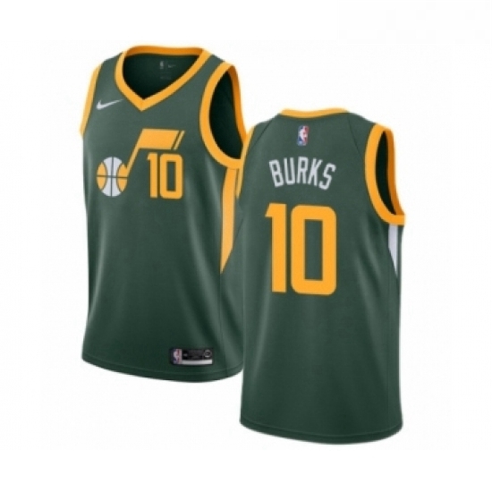 Youth Nike Utah Jazz 10 Alec Burks Green Swingman Jersey Earned Edition Youth Nike Utah Jazz 10 Alec Burks Green Swingman Jersey Earned Edition