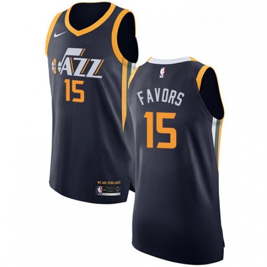 Youth Nike Utah Jazz 15 Derrick Favors Authentic Navy Blue Road NBA Jersey Icon Edition Youth Nike Utah Jazz 15 Derrick Favors Authentic Navy Blue Road NBA Jersey Icon Edition