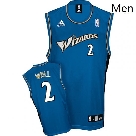 Mens Adidas Washington Wizards 2 John Wall Swingman Blue NBA Jersey Mens Adidas Washington Wizards 2 John Wall Swingman Blue NBA Jersey