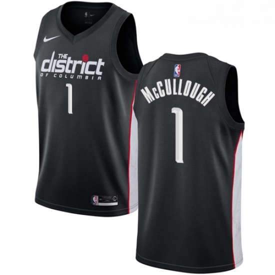 Mens Nike Washington Wizards 1 Chris McCullough Swingman Black NBA Jersey City Edition Mens Nike Washington Wizards 1 Chris McCullough Swingman Black NBA Jersey City Edition